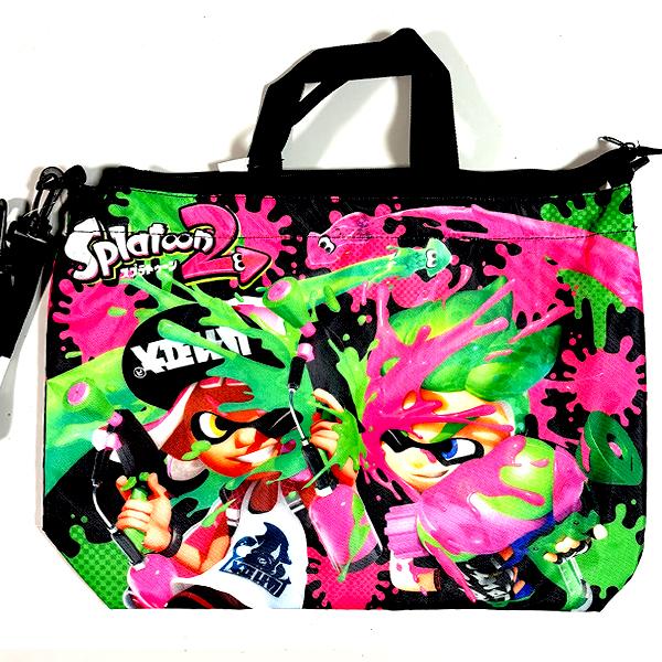 レッスンバッグ スプラトゥーン2 639041 任天堂 ポリエステル 2重 丈夫 トートバッグ