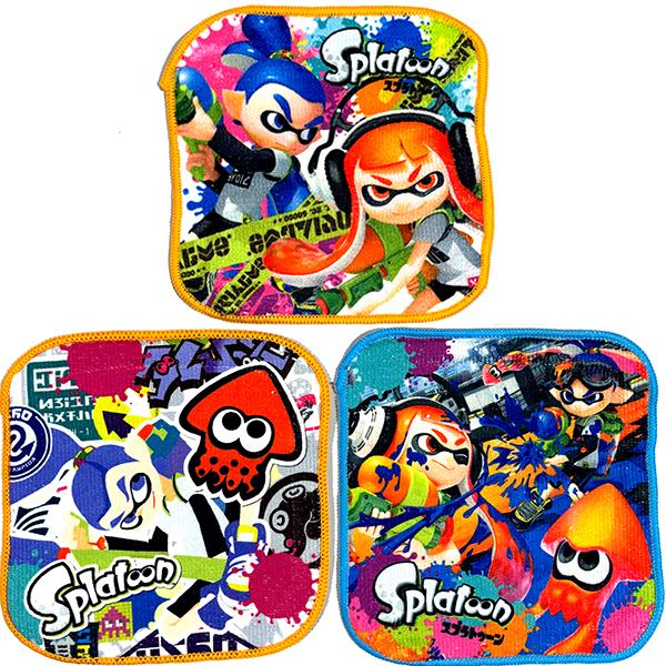 ミニタオル スプラトゥーン 3枚セット 520974 タオルハンカチ
