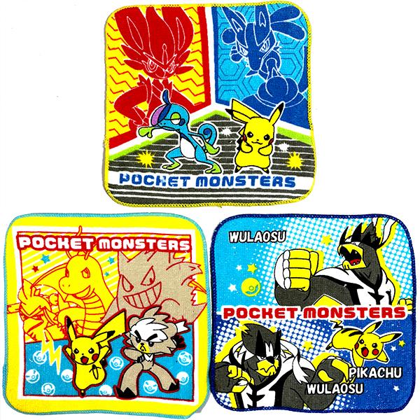 ミニタオル ポケモン 3枚セット 445572 ポケットモンスター プチタオル