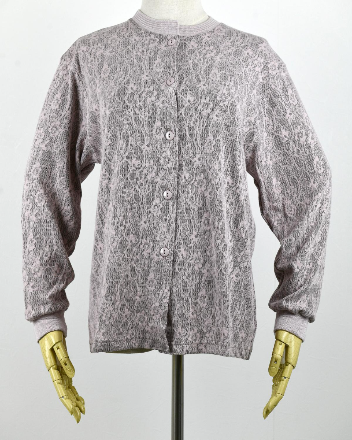 ブリスタージャガード丸カーデ