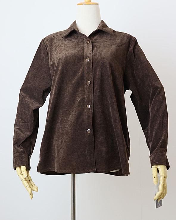 コーディロイ ブラウス ジャケット レディース 婦人