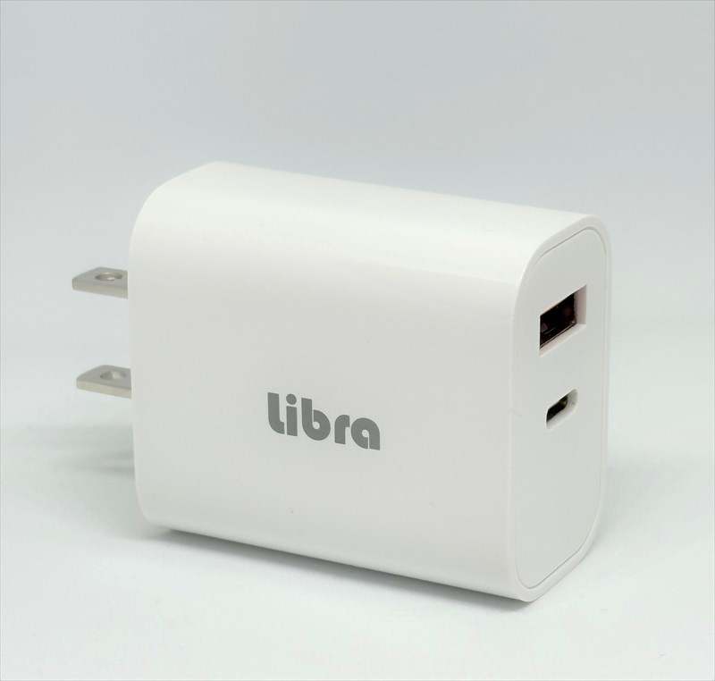 【10個セット】Libra 20W PD+QC 2ポート電源アダプタ 　2ポートAC-USB充電器