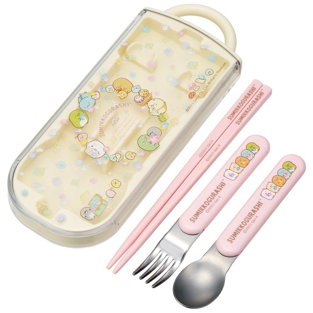 抗菌食洗対応トリオセット  すみっコぐらし　もぐらのおうち／TACC2AG_666117