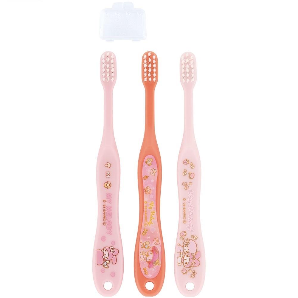 園児用歯ブラシ３Ｐキャップ付  マイメロディ／TB5ST_663581