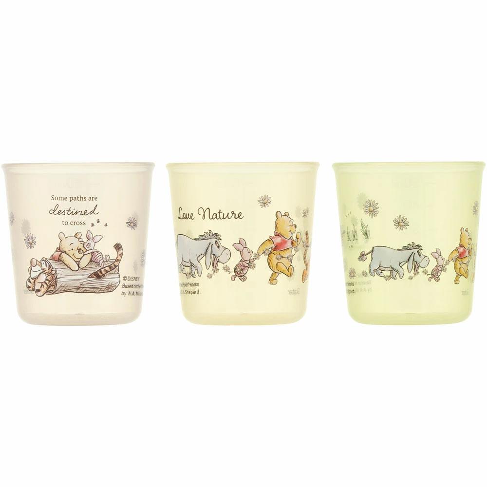 抗菌ベビーコップ３Ｐ  プー　ピクニック／BCUP1AG_650406
