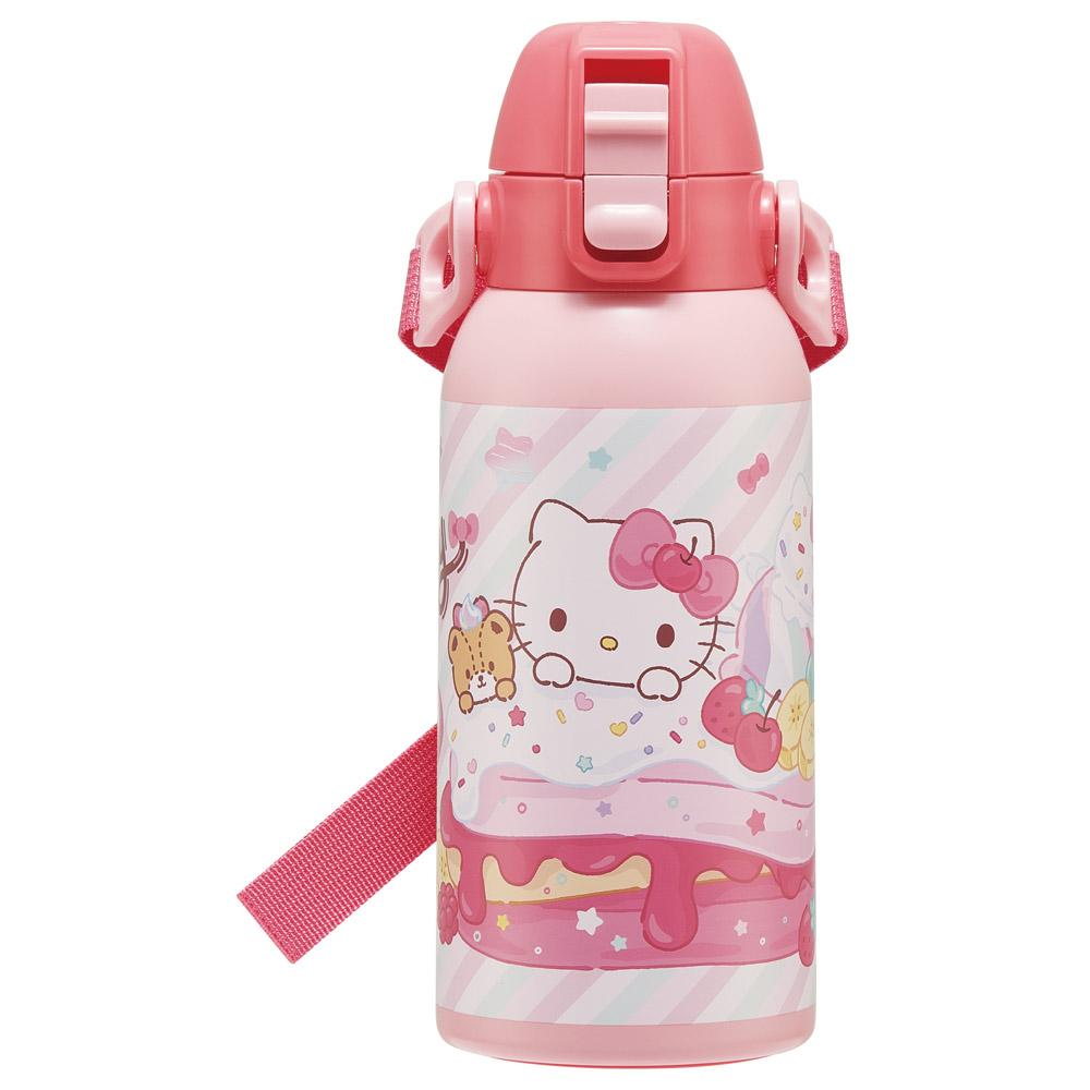 ショルダーベルト付ダイレクトステンレスボトル 600ml 【ハローキティ Fancy Snacks