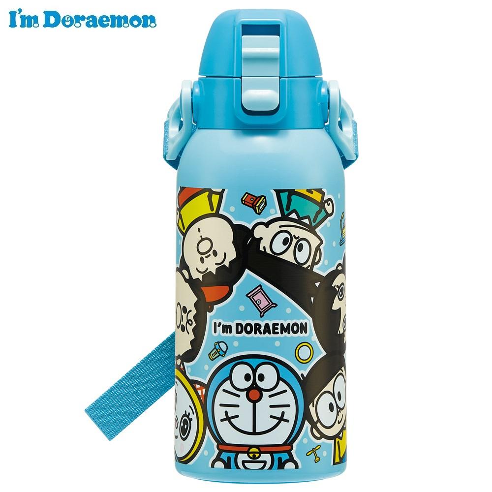 【スケーター】 ショルダーベルト付ダイレクトステンレスボトル 600ml 【I'm Doraemon