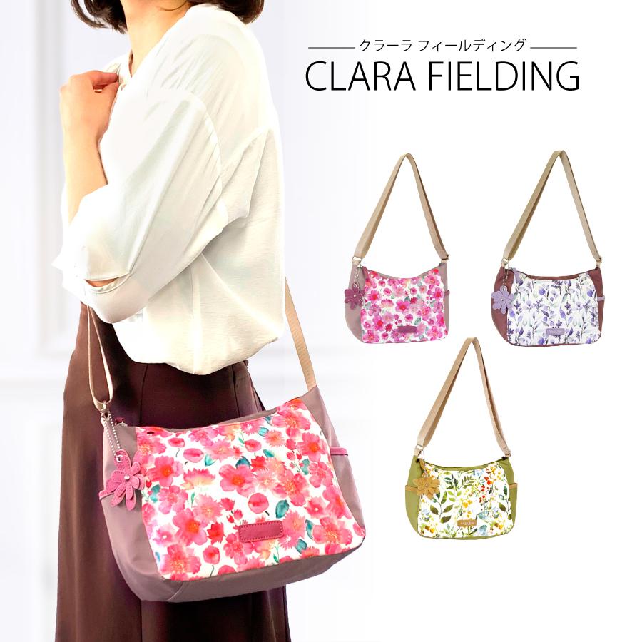 ミセス  トート バッグ  ショルダー 花柄 春 フラワー ピンク パープル グリーン