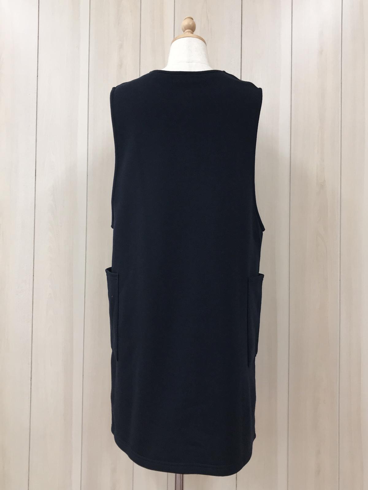 STYLE UP APRON　裏起毛ニット ジレエプロン　
