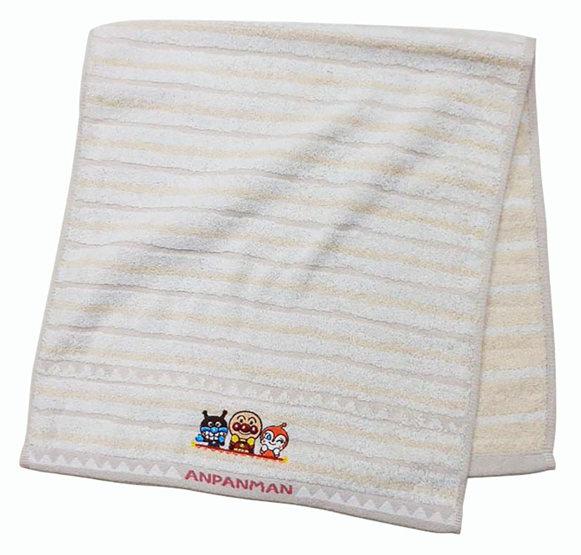 それいけアンパンマンアースカラーギフト バスタオル1枚 フェイスタオル2枚 ウォッシュタオル2枚
