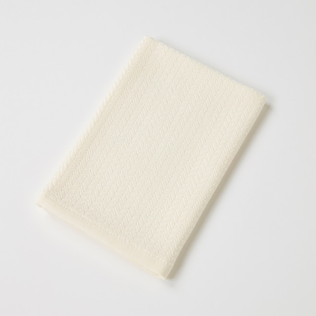 今治タオルわた音　ヘリンボン　フェイスタオル