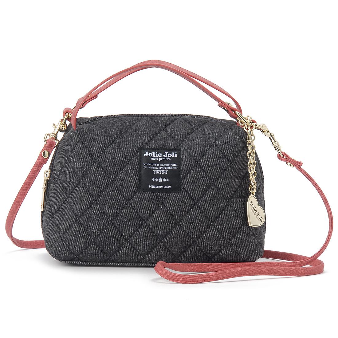 Jolie Joli ジョリージョリ ショルダーバッグ ハンドバッグ 2025143 デニムキルト 