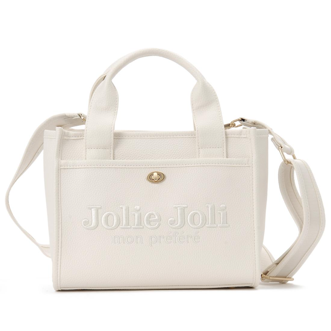 ジョリージョリ Jolie Joli ヴィーガンレザー トートバッグ ハンドバッグ 