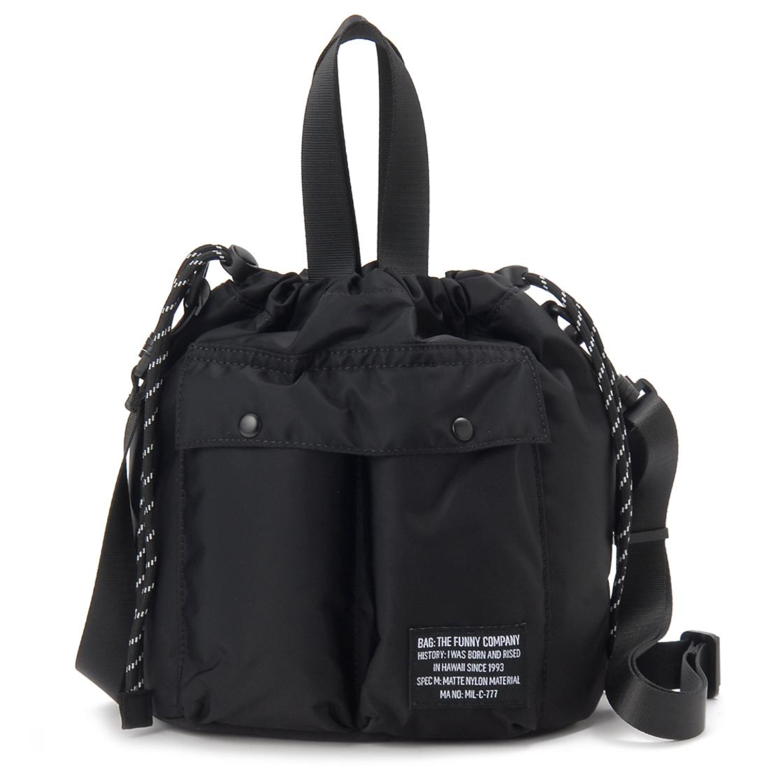 ザ・ファニーカンパニー THE FUNNY COMPANY マットナイロン ショルダーバッグ 