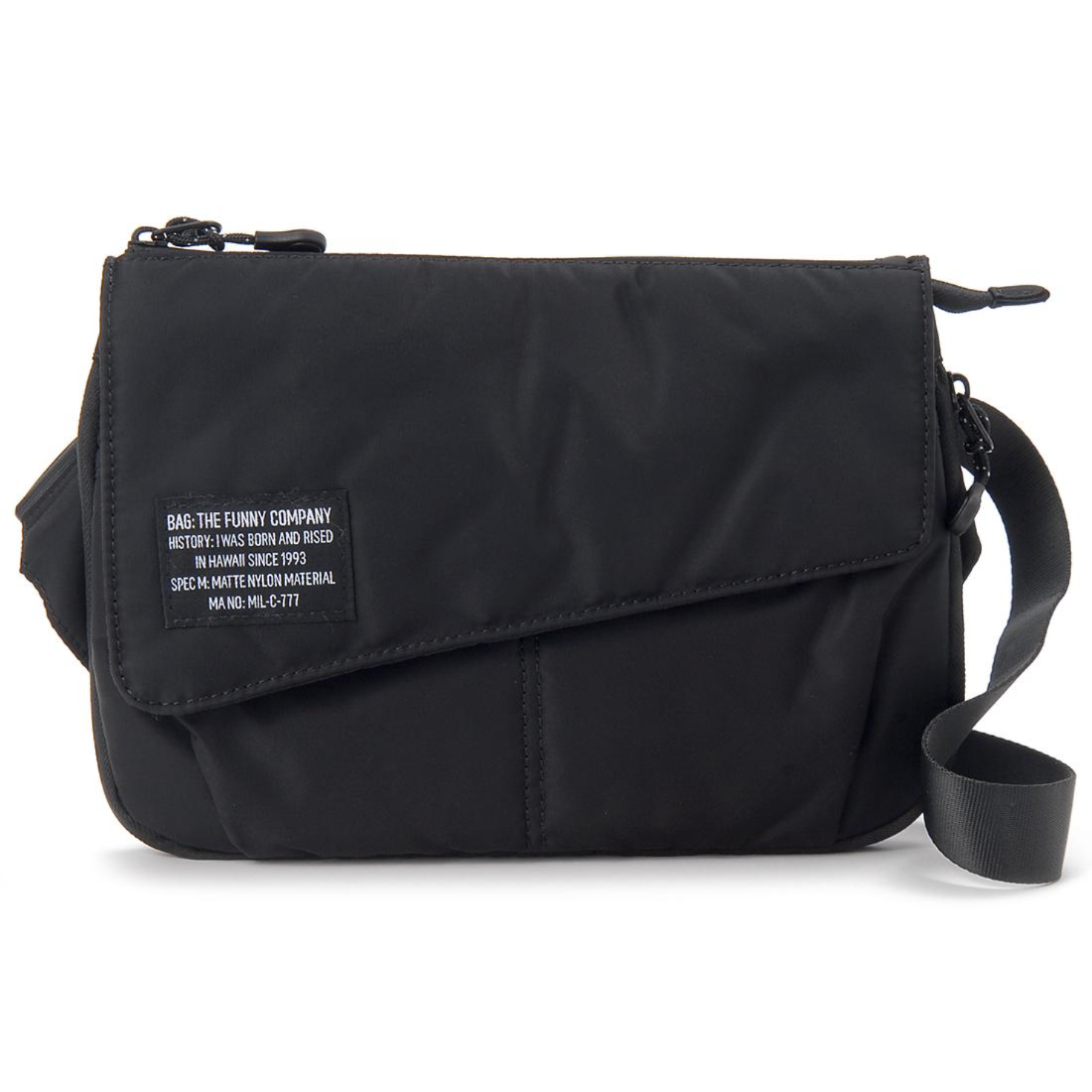 ザ・ファニーカンパニー THE FUNNY COMPANY マットナイロン ショルダーバッグ 