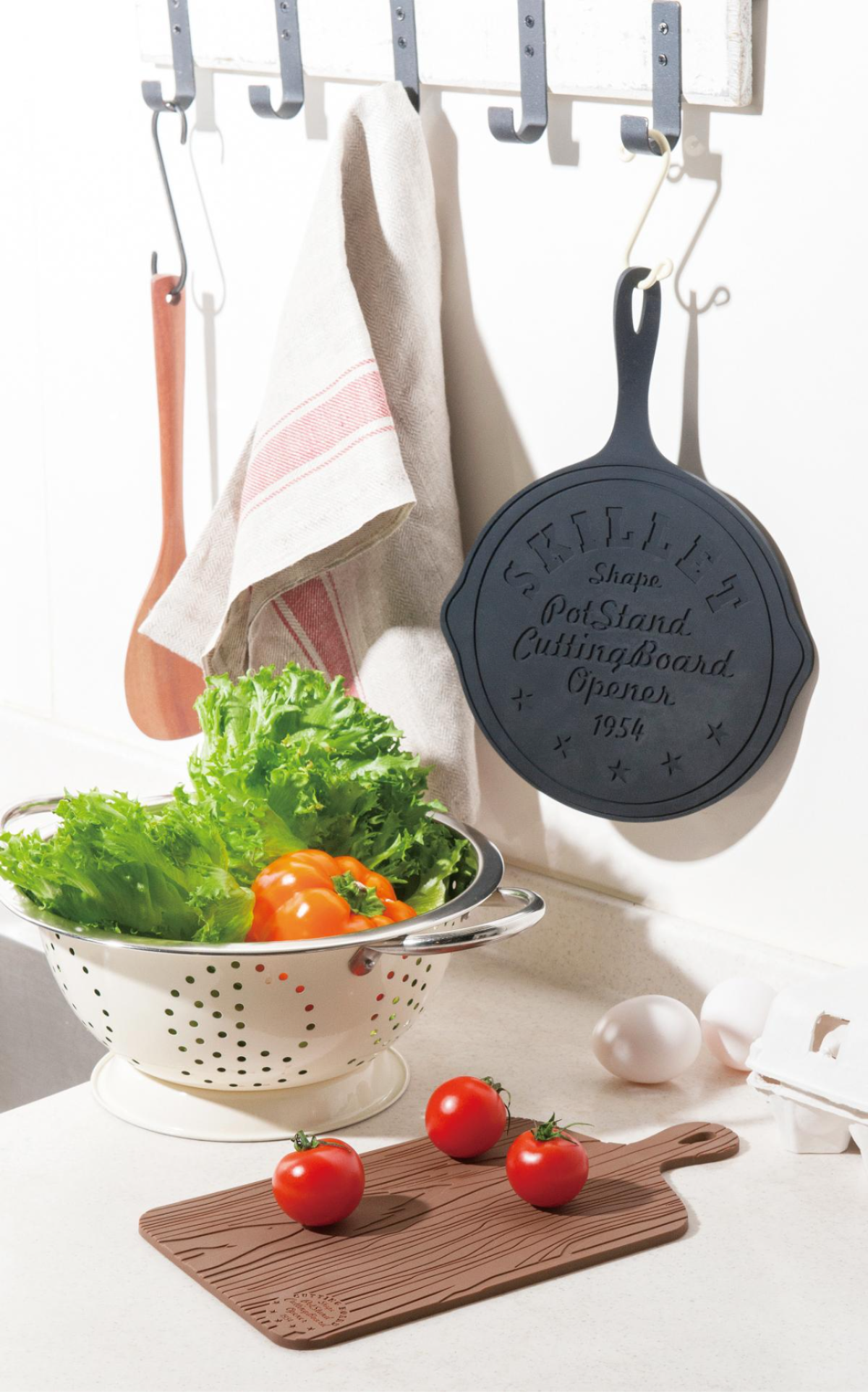 鍋敷き 2タイプ　スキレット カッティングボード