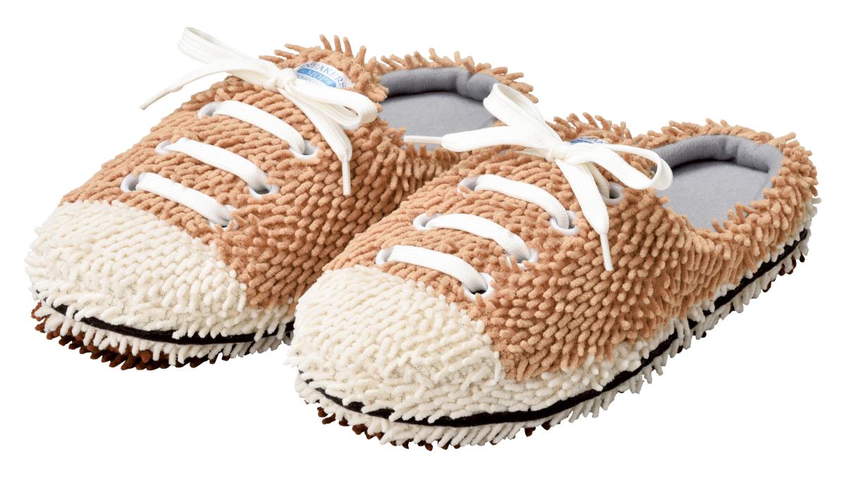 モップスニーカー ベージュ ブラック レッド ピンク