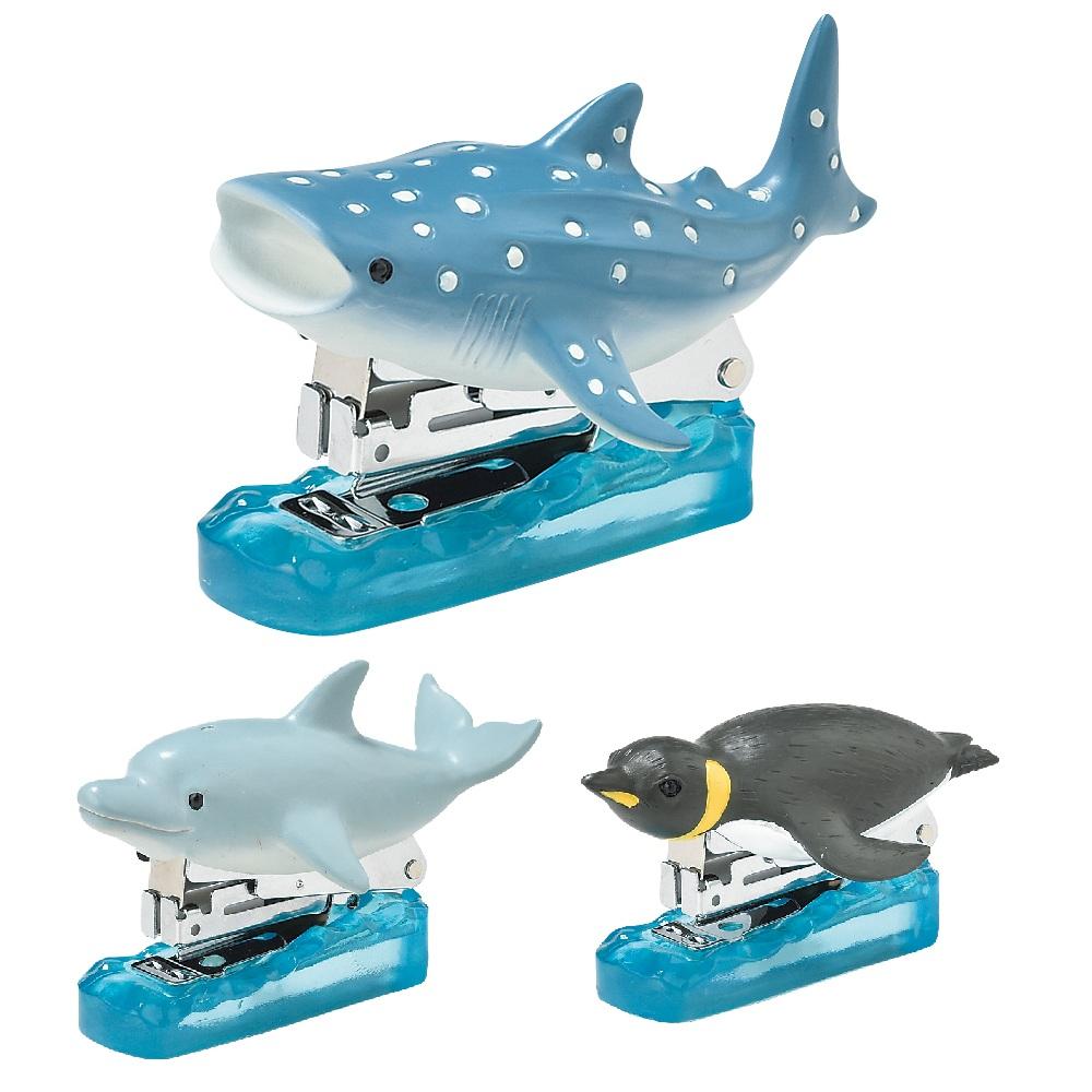 ステープラー ジンベイザメ イルカ ペンギン