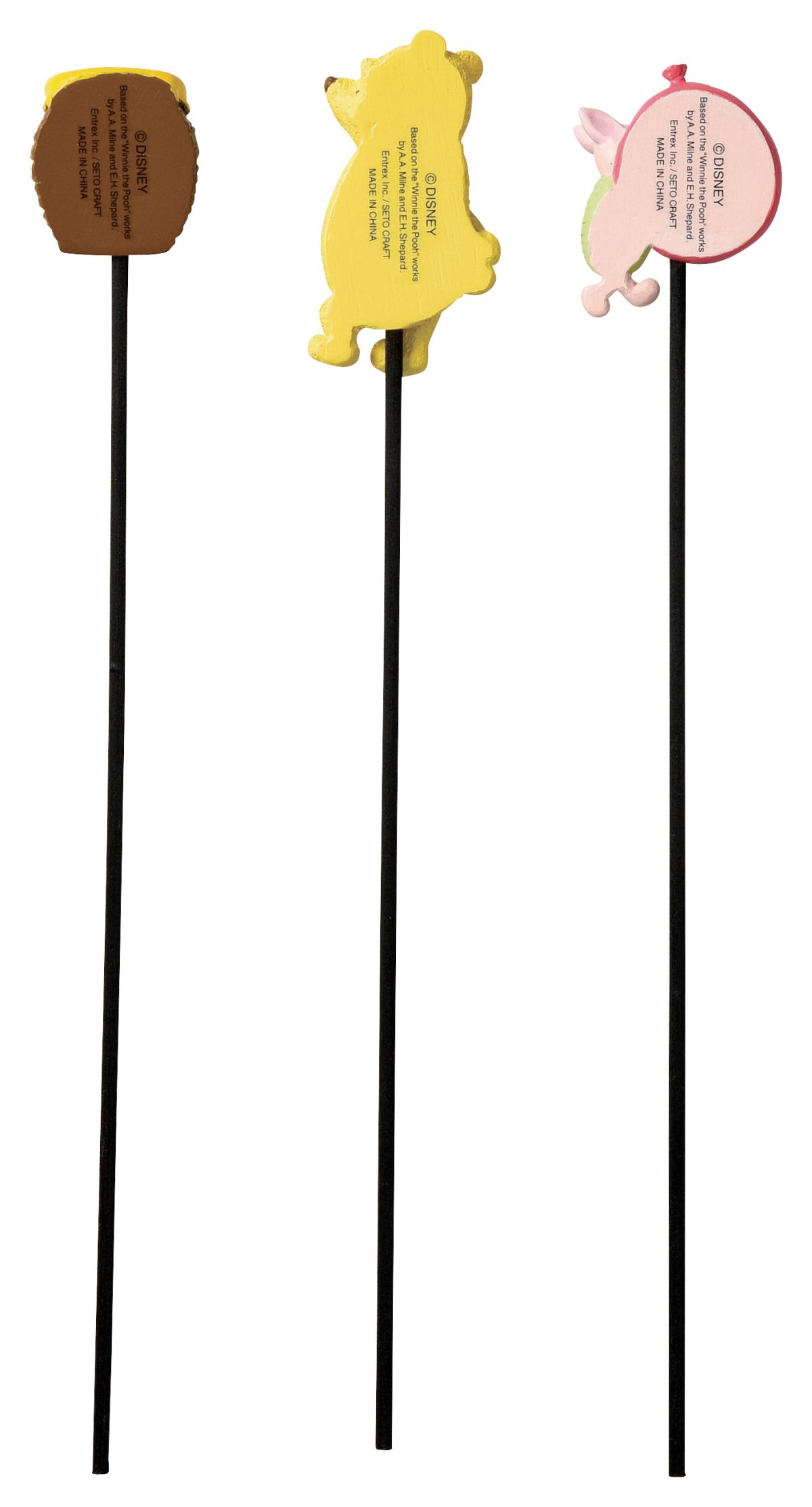 ディズニー　ピック3本セットClassic Pooh　クラシックプー