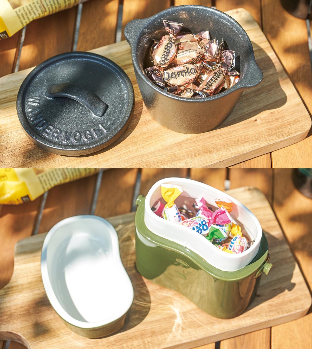 キャニスター　2タイプ　ダッチオーブン　ハンゴウ