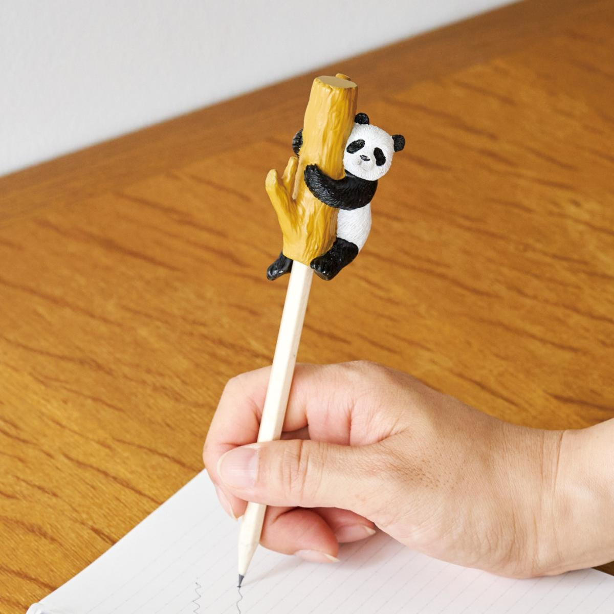 ペンシル＆シャープナー 5種類 パンダ　コアラ　ナマケモノ　シロフクロウ　ハシビロコウ