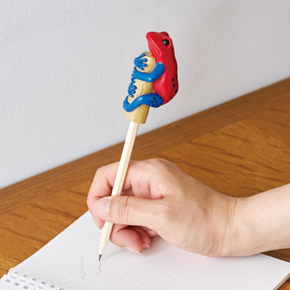 ペンシル＆シャープナー カメレオン　トカゲ　アマガエル　イチゴヤドクガエル　コバルトヤドクガエル