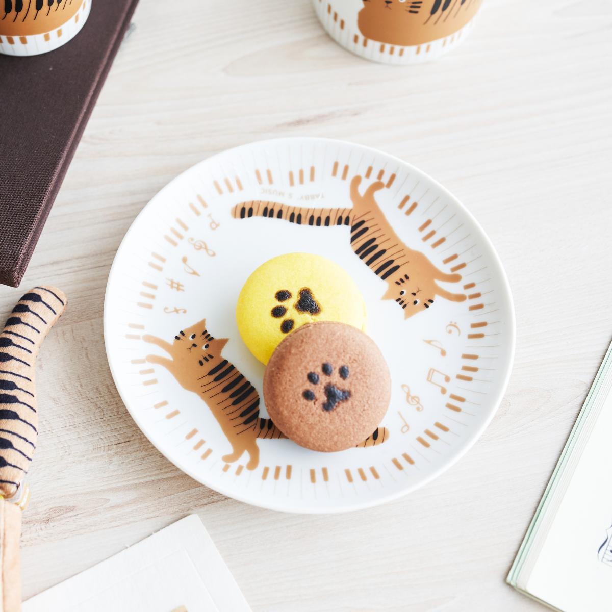 プレート（TABBY'S MUSIC） 猫 トラネコ 鍵盤 ピアノ