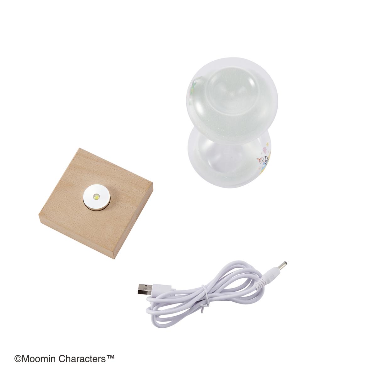ムーミン砂時計15分計　LEDライト付