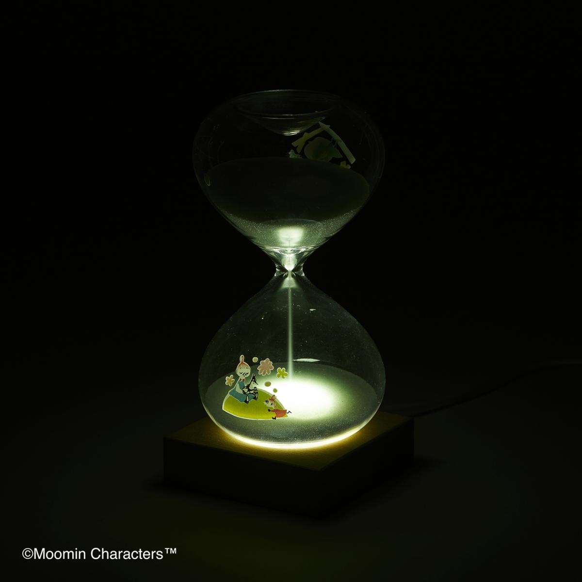 ムーミン砂時計15分計　LEDライト付