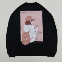 「休日少女」プリントロンTee