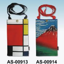 名画スマホショルダーバッグ