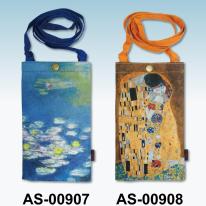 名画スマホショルダーバッグ