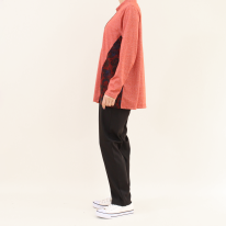 プリント切替チュニック