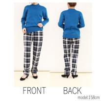 裏シャギーチェックパンツ