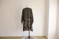 アートプリント切替チュニック