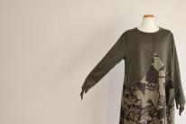 アートプリント切替チュニック