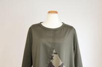 アートプリント切替チュニック