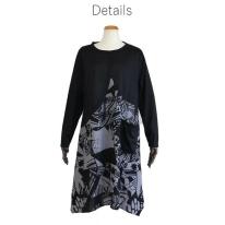 アートプリント切替チュニック