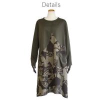 アートプリント切替チュニック