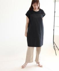 ダンガリー切替チュニック