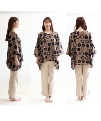 アートリングﾌﾟﾘﾝﾄチュニック