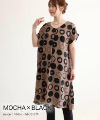 アートリングプリントワンピース