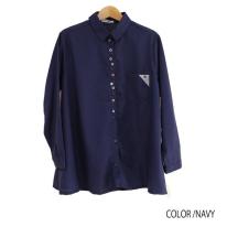 カラフルボタンブラウス