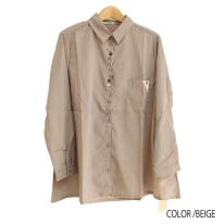 カラフルボタンブラウス