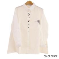 カラフルボタンブラウス