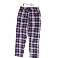 裏シャギーチェックプリントパンツ LLサイズ