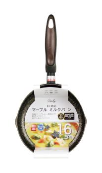  NB-07 グリンデイ IH対応 マーブルミニミルクパン 16cm スモークグリーン