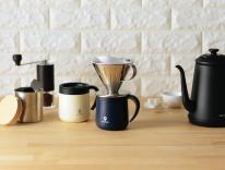  CC-19 cococafe -ココカフェ-蓋付き真空二重マグカップ 300ml ネイビー