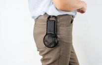  HAN-01B ミニハンディファン （電池式） ブラック