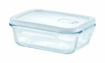  HO-07 Home Meal -ホームミール-耐熱ガラス保存容器 蒸気弁付き長方形 600ml